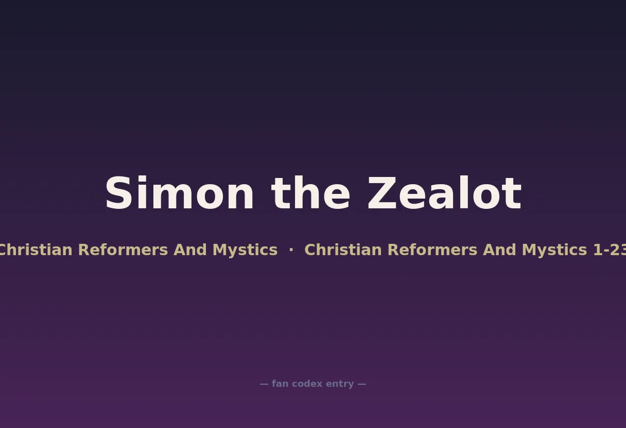 Simon the Zealot