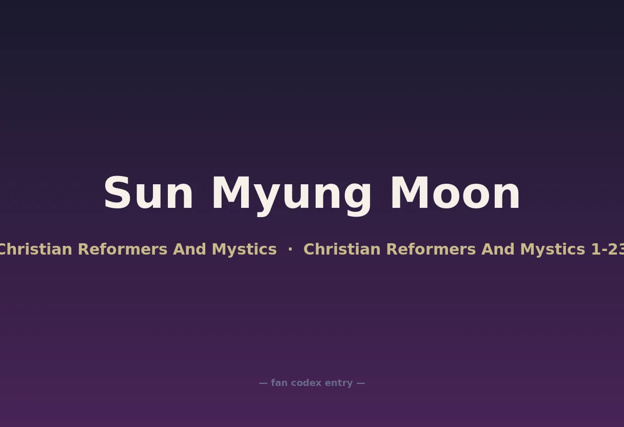 Sun Myung Moon