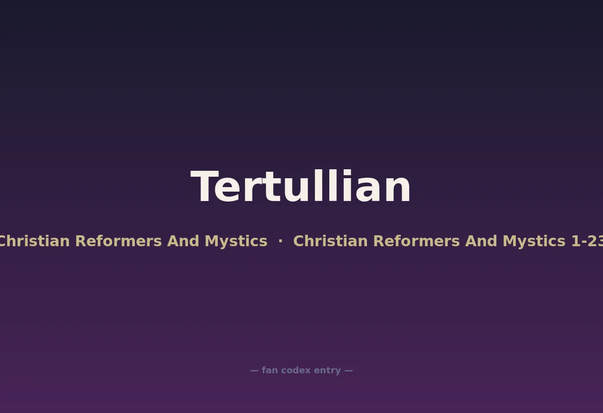 Tertullian