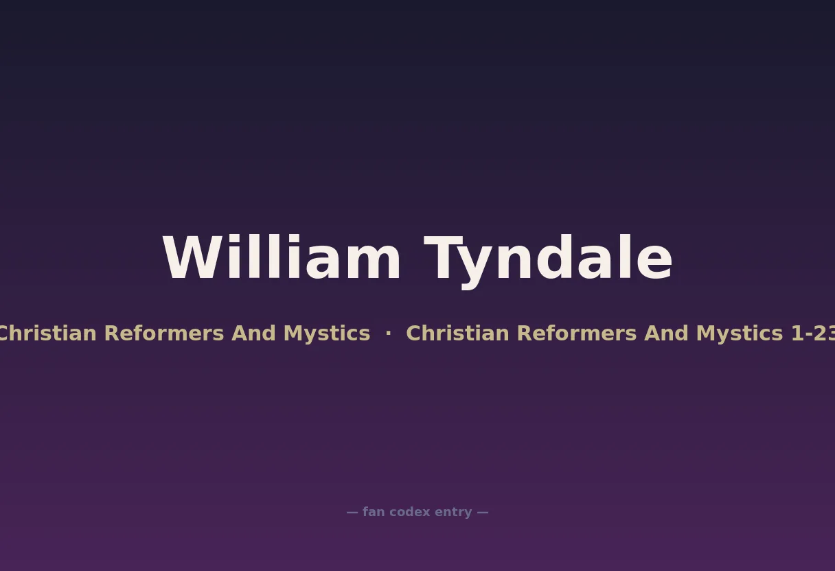 William Tyndale